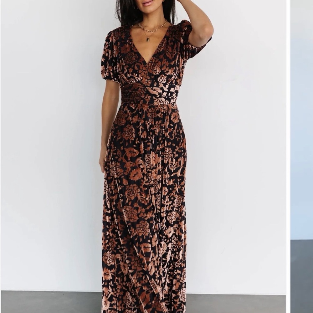 Baltic Born Leslie Velvet Maxi Dress